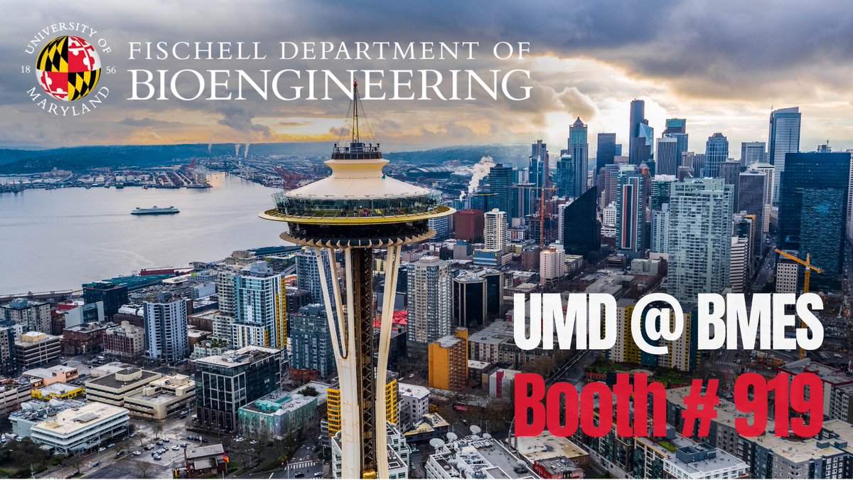 UMD Bioengineering (@umdbioe) on Twitter photo <a href="/UofMaryland/">Univ. of Maryland</a> is excited to attend the <a href="/BMESociety/">Biomedical Engineering Society</a> 2023 Annual Meeting next week!
Stop by our booth (919) to meet current Terps, to pick up a PhD program application fee waiver, or to talk about open faculty positions.
Stay tuned for posts on faculty presentations! <a href="/UofMaryland/">Univ. of Maryland</a> is excited to attend the <a href="/BMESociety/">Biomedical Engineering Society</a> 2023 Annual Meeting next week!
Stop by our booth (919) to meet current Terps, to pick up a PhD program application fee waiver, or to talk about open faculty positions.
Stay tuned for posts on faculty presentations!
