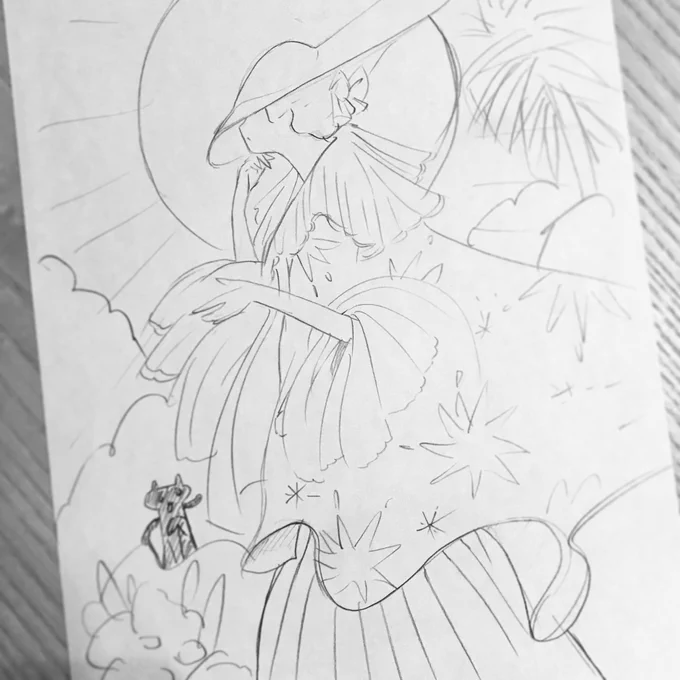ひさしぶりにレオン ラッセルを聴いてみて、やっぱりいいなあと思う夜です😊✨

秋だな

#illustration
#イラスト
#音楽好き 
