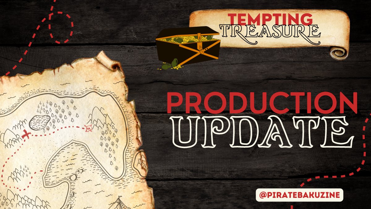 PirateBakuZine's tweet photo. ☠️ PRODUCTION UPDATE ☠️ 

Some of arrrr' swashbuckling stickers have arrived!

Check 'em out below deck⬇️ https://t.co/w93ducdbIJ