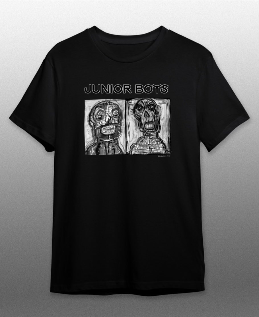 Our skull shirts are finally available on bandcamp. Designed by the amazing Corpusse/Skull Studio. juniorboys.bandcamp.com/merch/skull-t-…