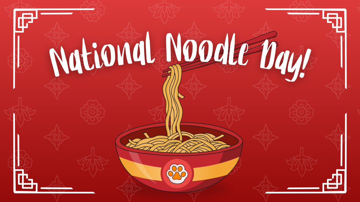 It’s #NationalNoodleDay! 🎉🍜

What’s your favorite noodle dish $PAW family? 😁

#PAWSWAP #CryptoTwitter #Foodie