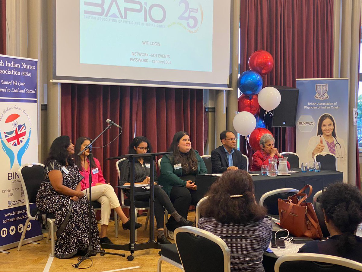 When Dame Prof P Kumar introduces you as an ‘icon’ 🤩

So proud of our Med students <a href="/UoB_medic/">University of Buckingham Medical School</a> and trainee talk about sexism and free period products in staff toilets <a href="/MKHospital/">Milton Keynes University Hospital NHS FT</a> 🤗🥰

We need to work on gender equality in #nhs