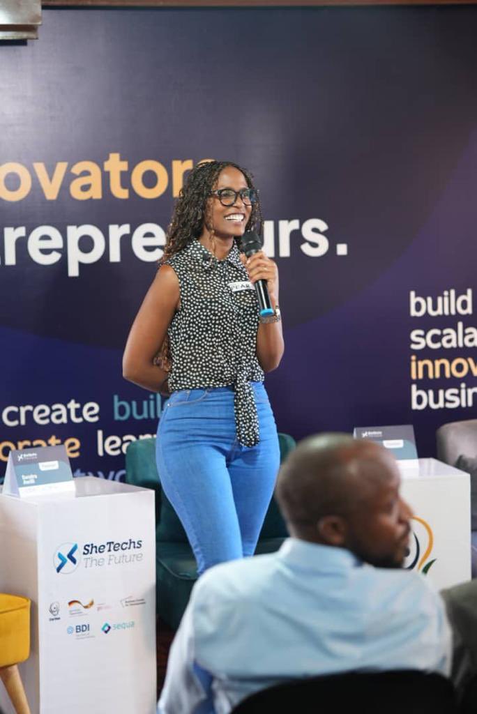 The best way to earn money is to solve a solution that people want. Ask. If you don’t ask, the answer will always be no. It’s the only way to build networks. ”
Pearl D Gakazi the founder of @kolaborate_p 
#SheTechsTheFuture
@giz_uganda 
@StartHubAfrica 
@sequa_gGmbH