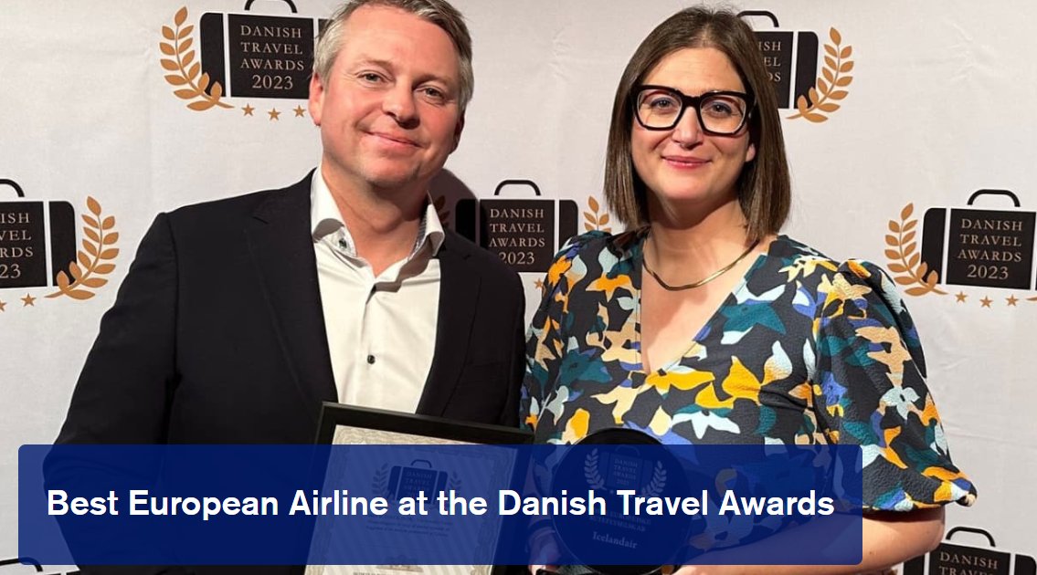 Danish Travel Awards chooses Icelandair as best European Airline. 🇮🇸✈️

icelandairgroup.com/newsroom/news/…