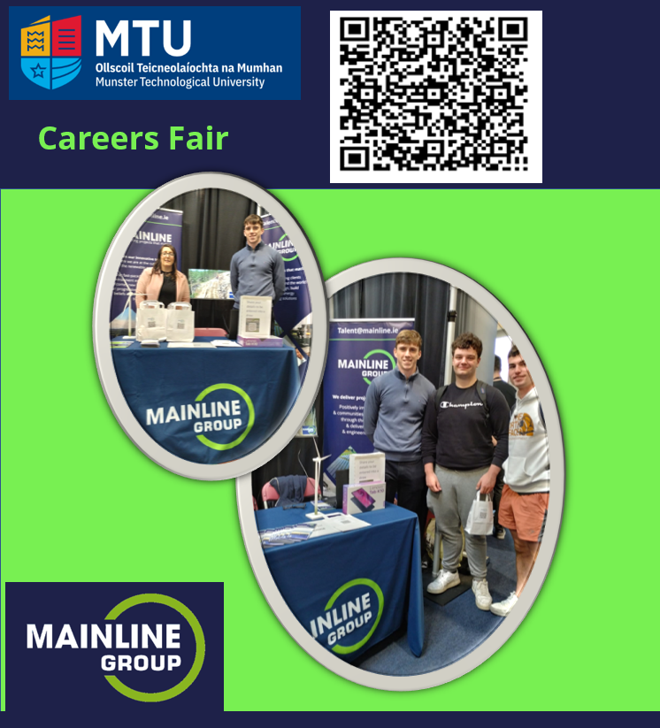 A great day was had at the MTU Careers Fair. Thanks to our summer interns for coming to see us and chat to their peers about their experience with Mainline
#MTUcareerfair #graduateprogramme #studentplacement