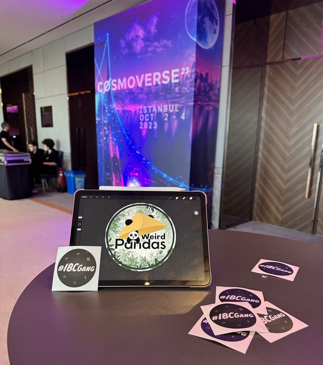 Long Time no See? 🫣

Hello from #WeirdPandas 🐼
We are cooking sth for you 👩‍🍳 Stay in Touch...

⚛️ Was a Fantastic Event <a href="/CosmoverseHQ/">Cosmoverse</a> 🎤#Cosmoverse23 #Cosmoverse2023 

#IBCGang #Cosmos #NFTCommunity #NFTs