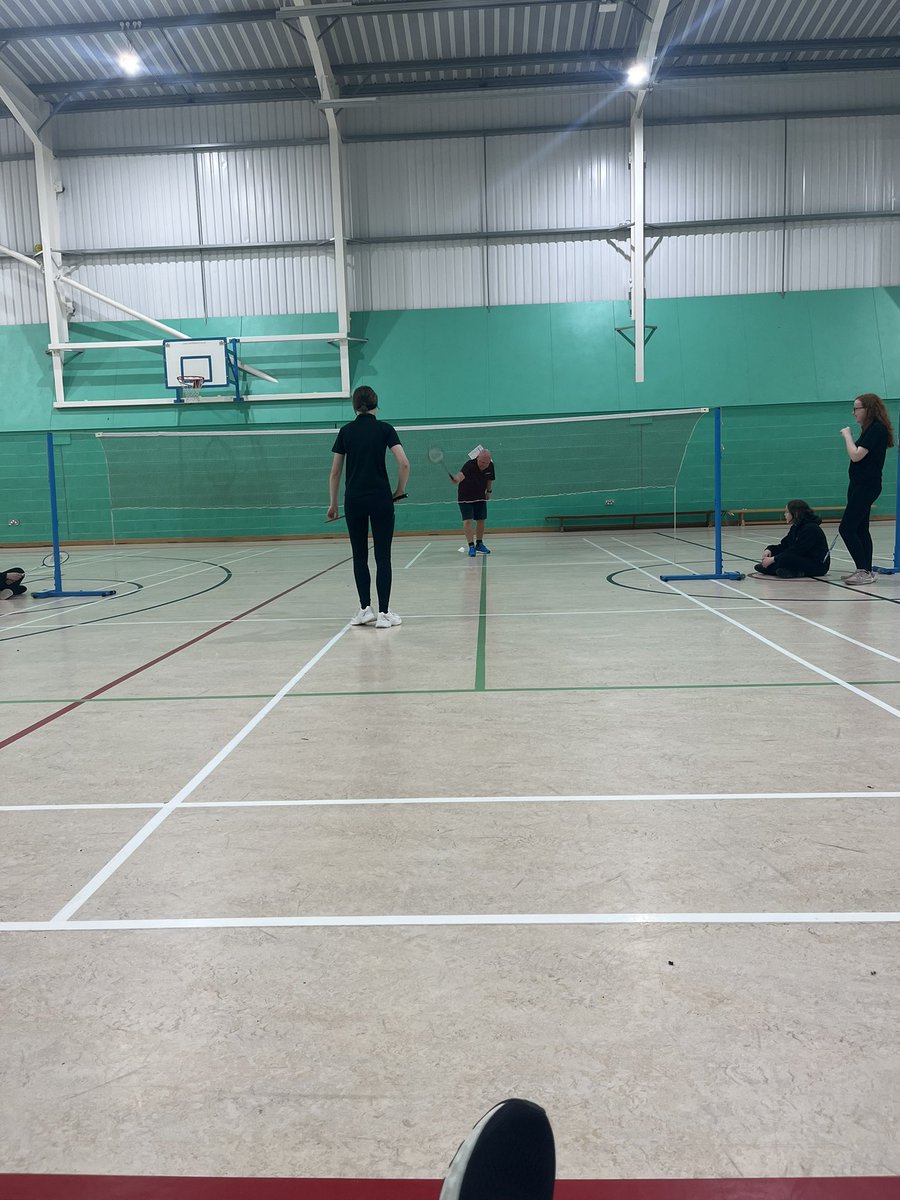 Grudge match tonight at badminton club!! Mr Warhurst vs Fran #studentvsteacher #braggingrights #Aspire #BeMorePirate