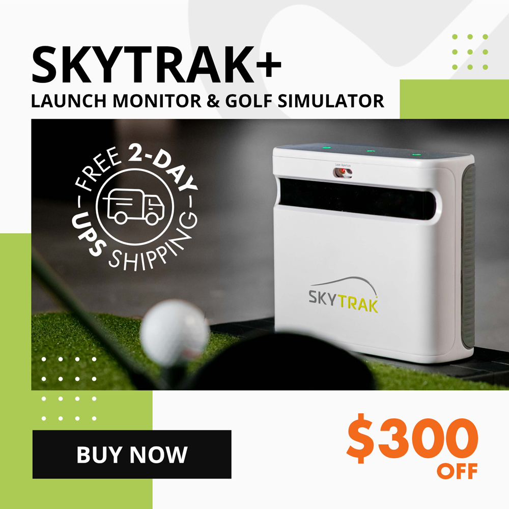 TopShelfGolf's tweet photo. BREAKING NEWS - $300 OFF SKYTRAK+ &amp; golf simulator packages! - https://t.co/cNYzSYhrpC

Get $500 OFF our best-selling SkyTrak PerfectBay golf simulator package!

Or TAKE A LEAP, practice, and experience transformative results with SkyTrak+?

#topshelfgolf #skytrak+ https://t.co/3Bkt7jtrMm