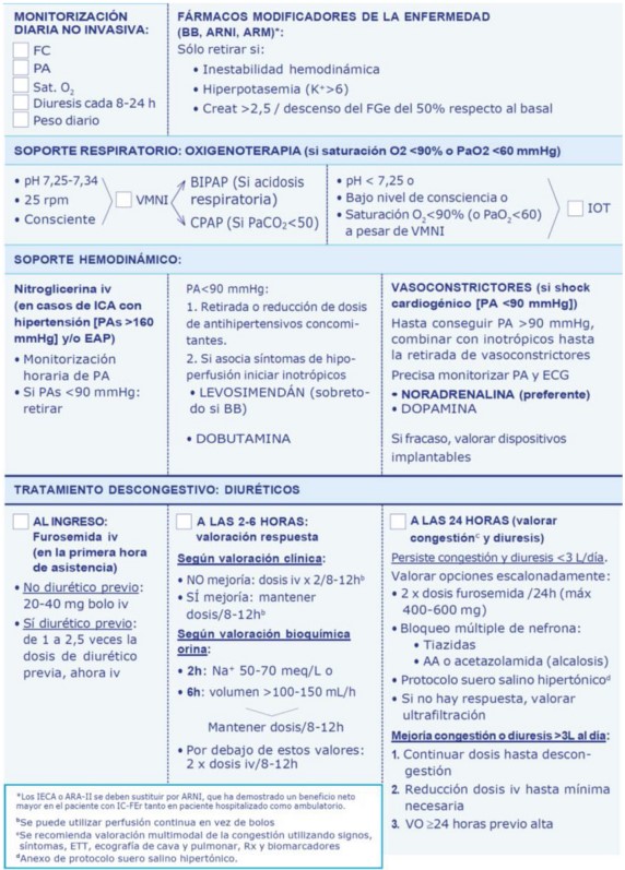 🆕📌 Resumen ejecutivo de la actualización 2023 del consenso de actuación básica durante el ingreso hospitalario por insuficiencia cardiaca aguda.

📁 cardioteca.com/insuficiencia-…