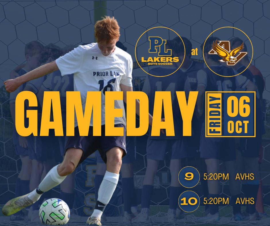 PRIOR LAKE vs APPLE VALLEY

9’s and 10’s heading to Apple Valley today for a matchup with the Eagles. 9’s last game of the season - 10’s with one more to go on Saturday. #LakerPride