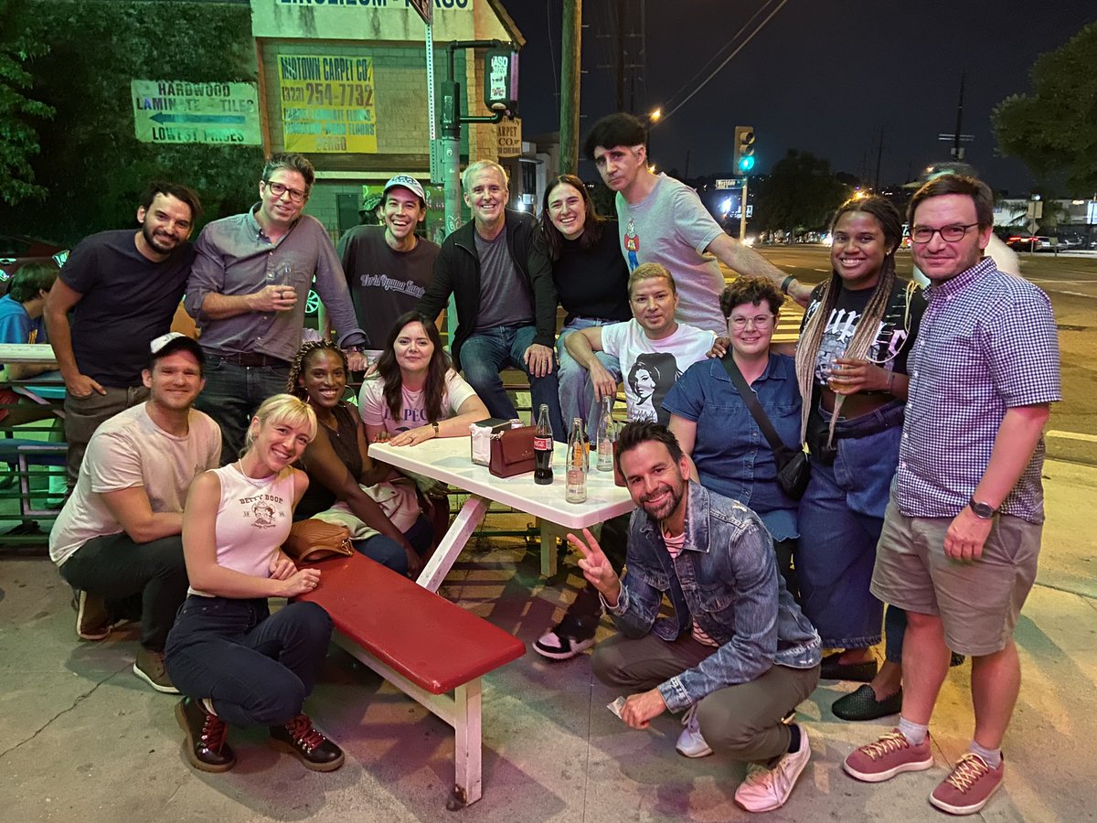 mikecolton's tweet image. Drinking the pain away with the greatest writing staff #HomeEconomics