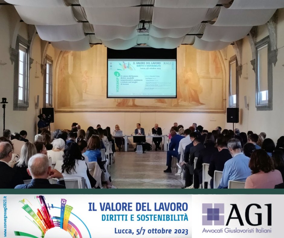 GFlegal_'s tweet photo. Partecipazione dei #giuslavoristi @GFlegal_ ai #workshop di approfondimento in corso al convegno @giuslavoristi “Valore del #lavoro, #diritti e #sostenibilità” a Lucca, oggi pomeriggio 6 ottobre 2023.
#convegnoagi2023 #impresa #dirittodellavoro #avvocati #studiolegale #GFLegal https://t.co/zfaMhLyd2M