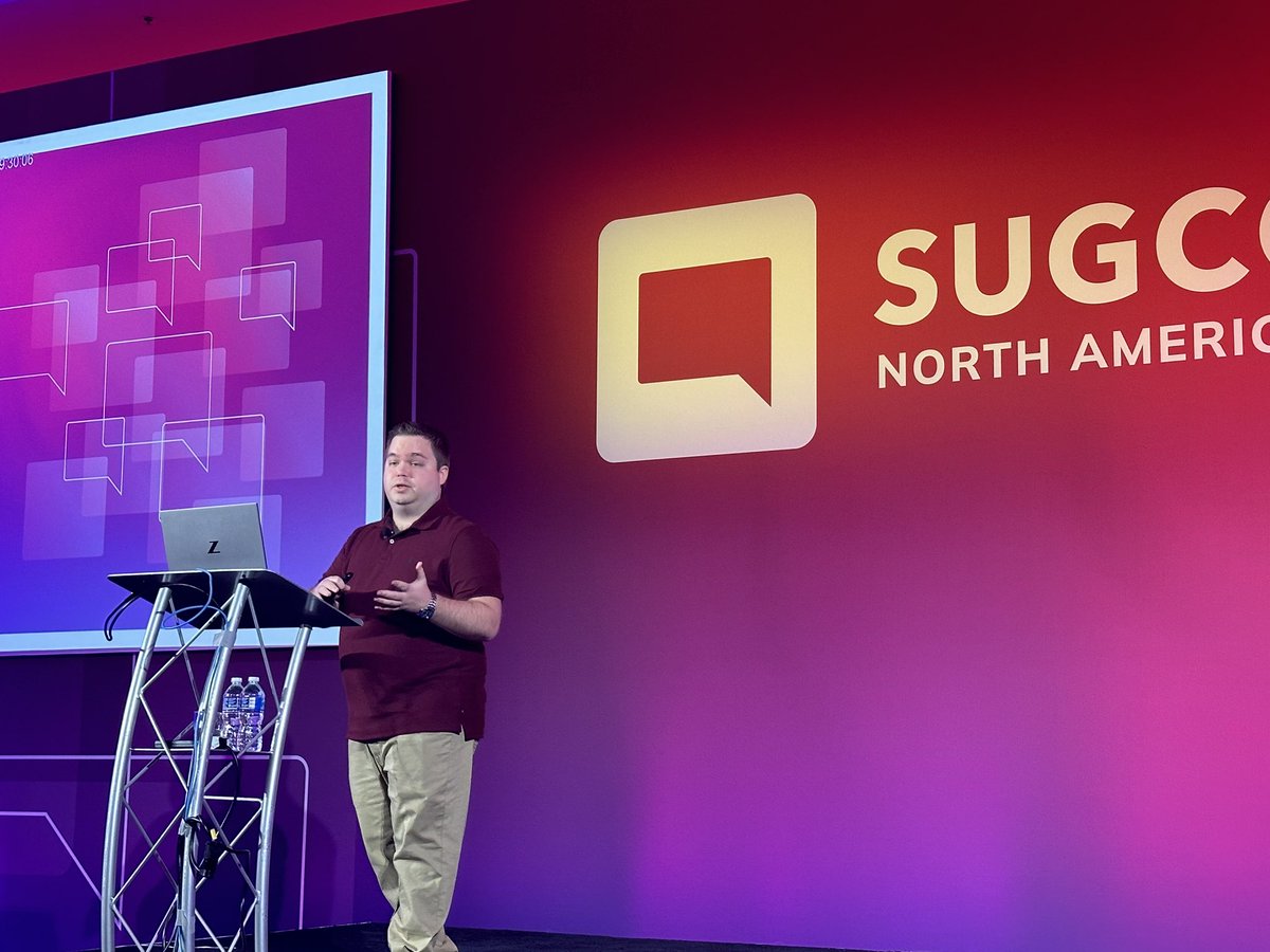 Justin Laster is presenting “No compromises in XMC”
<a href="/SUGCONF/">SUGCON</a> <a href="/SUGCONNA/">SUGCON North America #SUGCONNA</a> 
#sitecore #sitecoremvp #sugcon #SUGCONNA