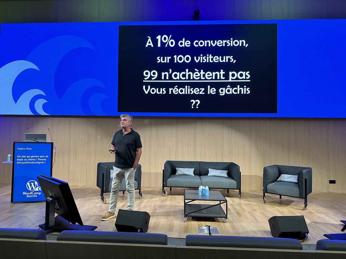 Frédéric Pérès nous parle de conversion en e-commerce. #wcbiarritz