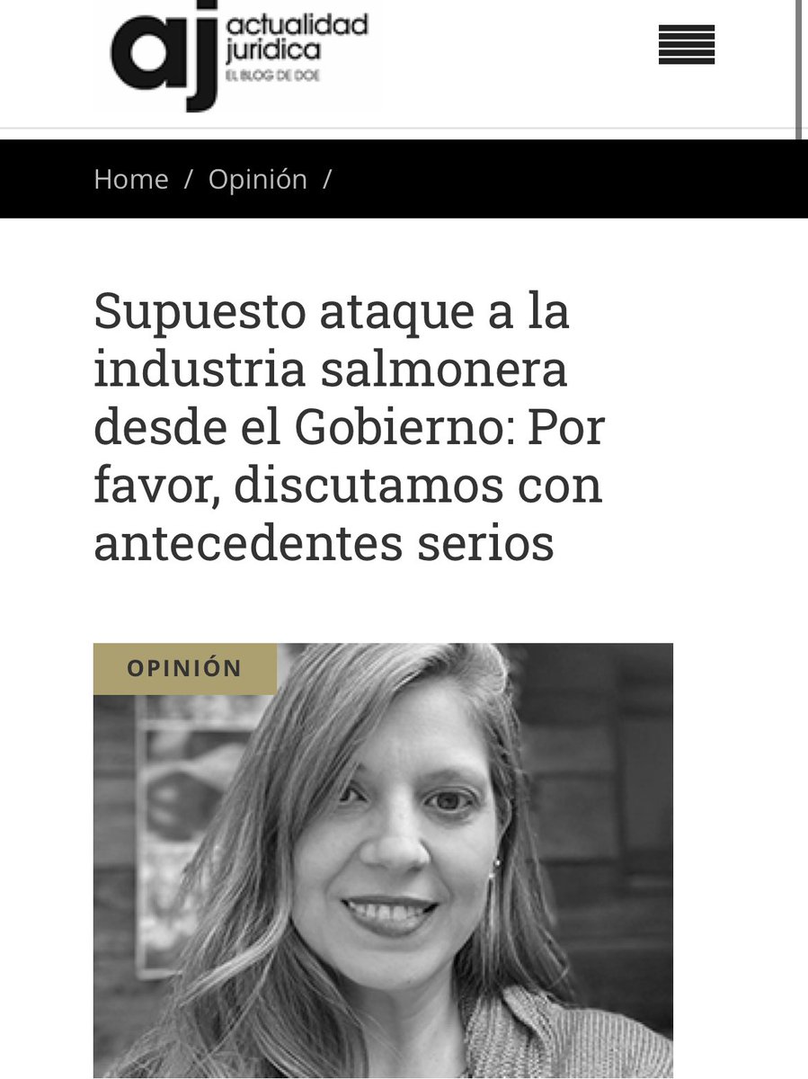 SinSalmoneras's tweet photo. https://t.co/VgSuzMdN7z
Verónica Delgado Schneider Abogada experta, les aclara el pataleo por oficio de #Sbap a los salmoneros .

Que vergüenza que no quieran cumplir la misma ley que aplaudieron y que su #bancadatrucha aprobó en comisión mixta .

@MMAChile @SubpescaCL @julio_salas @max_proano @GaloEidelstein 
@codesaaysen @ScacMagallanes @Contraloriacl 

Verónica es 
Doctora en Derecho, Università degli Studi di Roma II, y Magíster de la Universidad de Tor Vergata (Roma-Italia). Directora de Núcleo Milenio en Turberas Andinas (AndesPeat), Profesora de derecho ambiental en la Universidad de Concepción, Directora de la Revista de Derecho y Directora del Programa Derecho, Ambiente y Cambio Climático (DACC) de la misma casa de estudios.