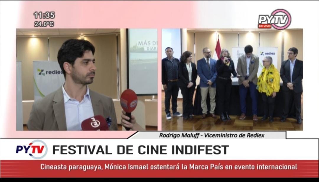 ParaguayTVHD's tweet photo. Festival de cine #INDIFEST 🎞️
▶️Cineasta paraguaya, Mónica Ismael ostentará la Marca País en evento internacional.
#PyNoticias https://t.co/IPcnu9nqgI