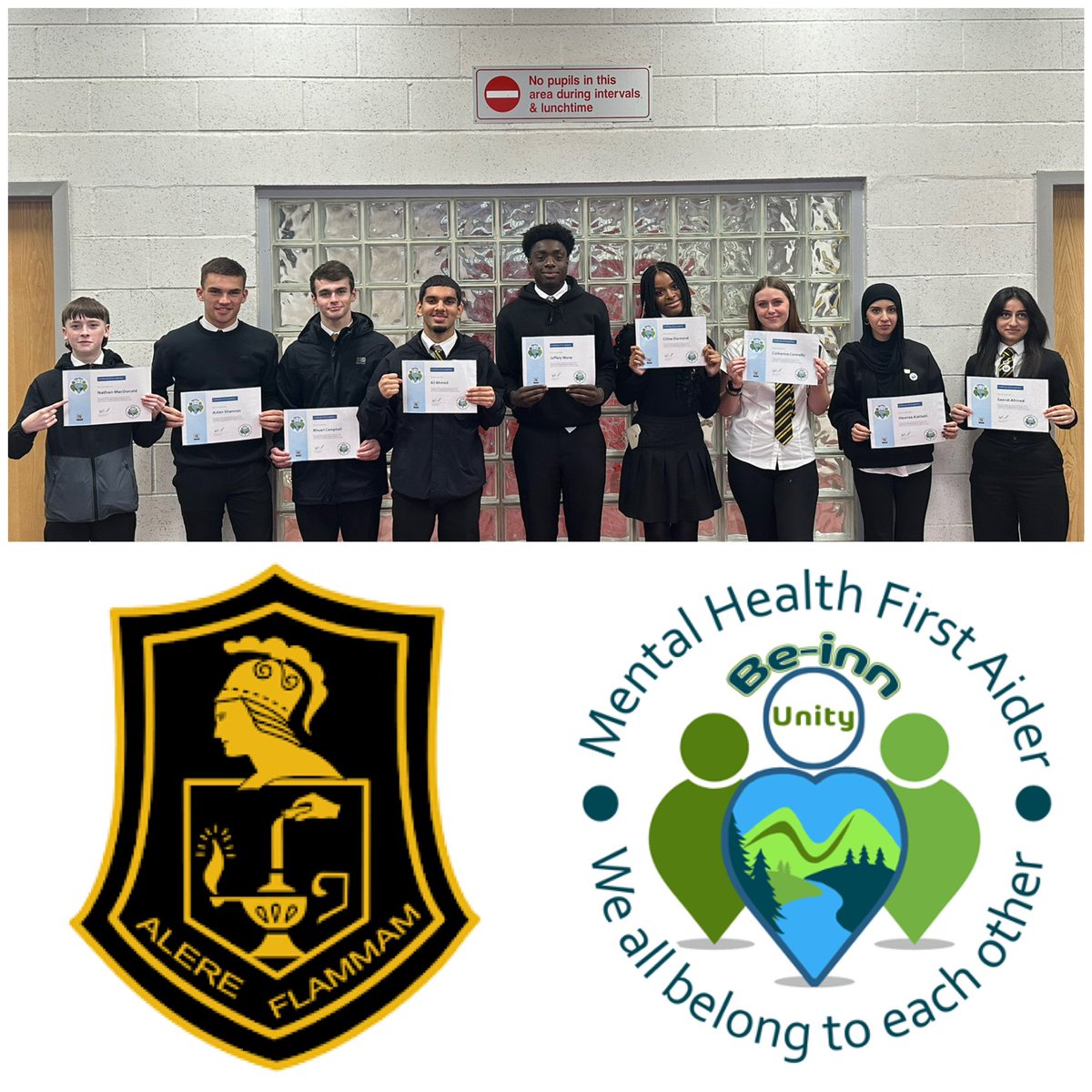 Last week we finished delivering our @sqanews #MentalHealth #Ambassador programme to the senior pupils at @BellahoustonAc. Huge admiration for their courage, vulnerability and passion to learn more about #attachment #relationships and ways to #connect with their #community 🌱💙🧠