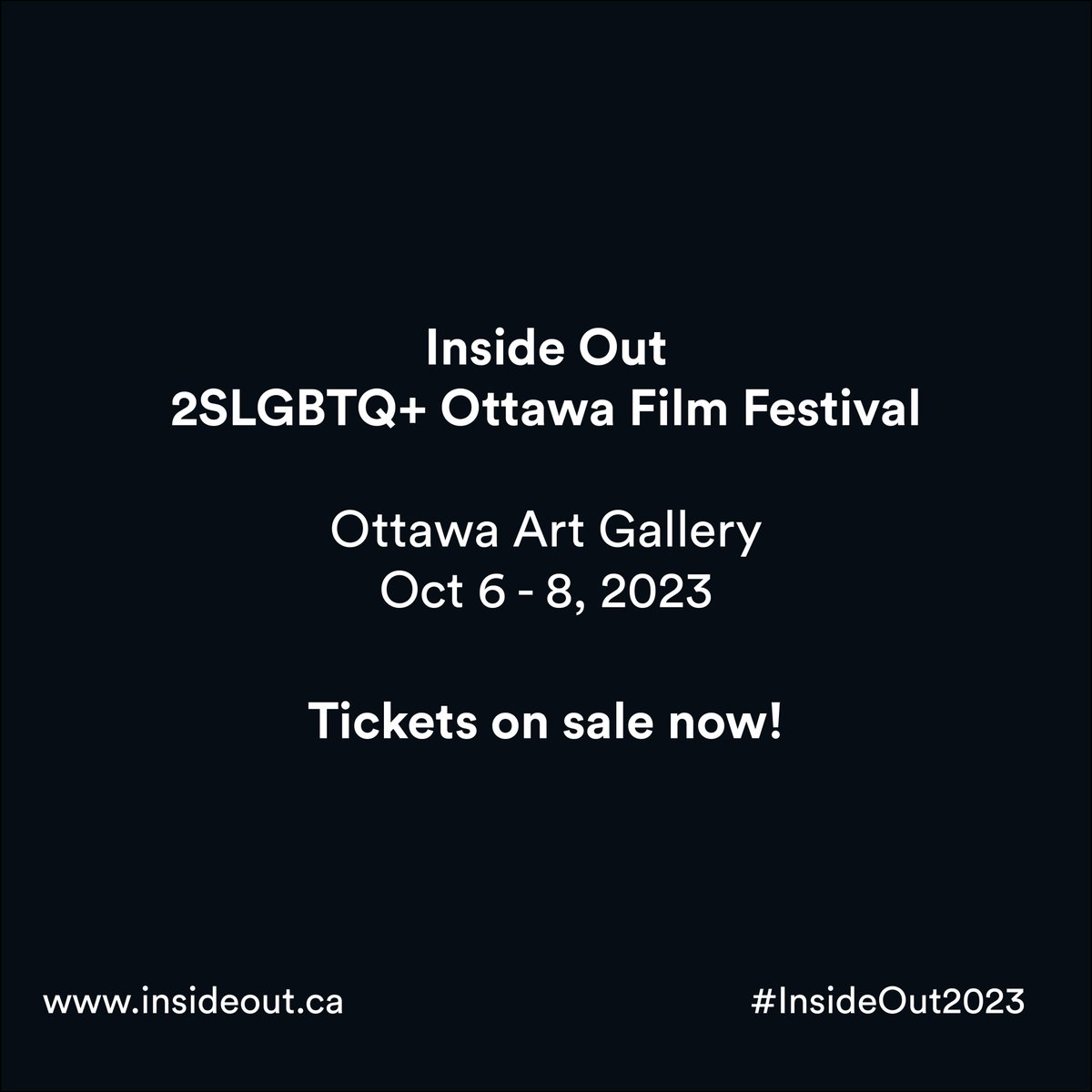 Move100Ottawa's tweet photo. Inside Out 2SLGBTQ+ Film Ottawa Festival
Runs until October 8
๐@OttawaArtG
#InsideOut2023
๐๏ธ: https://t.co/6bxiOoqUah
Inside Out for All funding supports our efforts to engage and involve 2SLGBTQ+ people in our programming across all our communities.
@InsideOutTO https://t.co/iOOq5UleEx