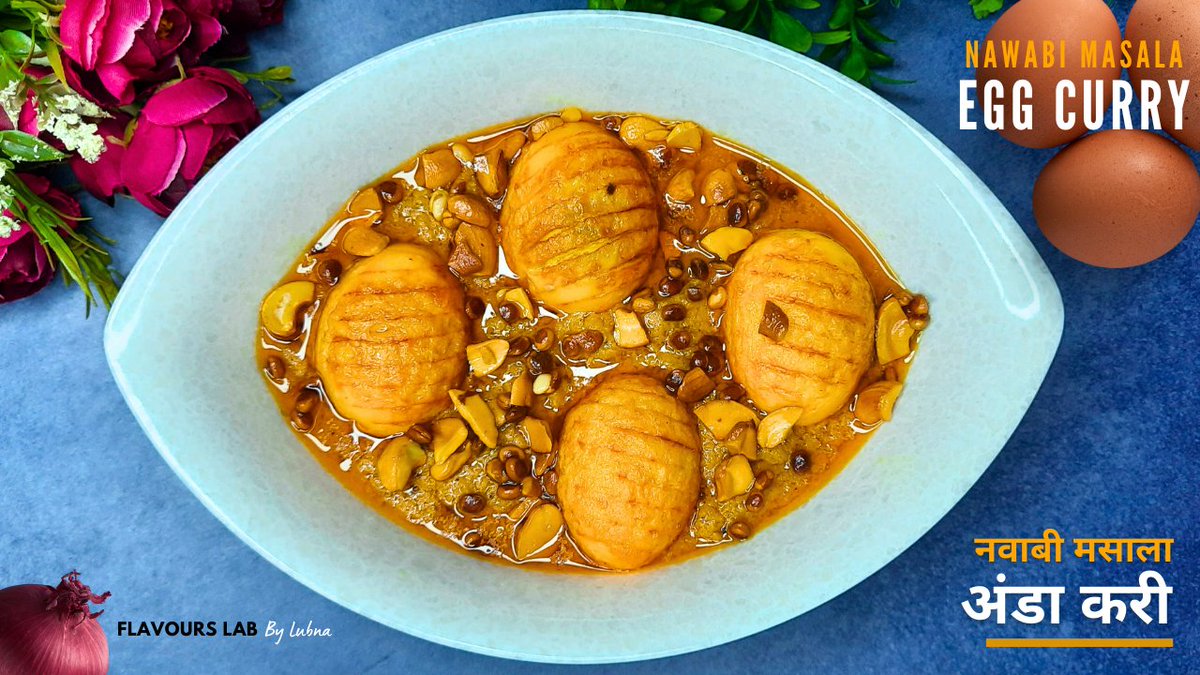 FlavoursLab's tweet photo. Nawabi Masala Egg Curry ❤ ऐसी Royal Egg Dish आपने पहले नहीं खायी होगी | 

https://t.co/lrulBNihzV

Please watch, Like, share and subscribe

Youtube: https://t.co/E2sym5Jz56
Facebook: https://t.co/z6hX98mpaD
Instagram: https://t.co/gowo5o7KNx
Twitter: https://t.co/ppNWfNYz9J https://t.co/Q81bD0lxY5