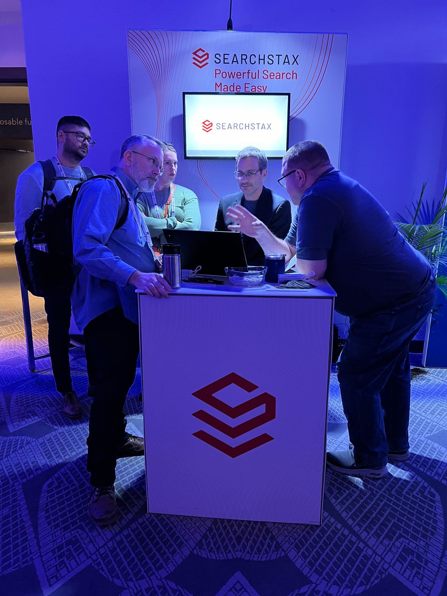 SearchStax (@searchstax) on Twitter photo It's not too late to come say hi and learn more about Sitecore integrated search solutions with <a href="/SearchStax/">SearchStax</a>! Stop by our booth and chat with Sameer, Chris, Pete, Ryan, and Bri.
#Solr | <a href="/SUGCONNA/">SUGCON North America #SUGCONNA</a> | #sitesearch | #searchinfrastructure It's not too late to come say hi and learn more about Sitecore integrated search solutions with <a href="/SearchStax/">SearchStax</a>! Stop by our booth and chat with Sameer, Chris, Pete, Ryan, and Bri.
#Solr | <a href="/SUGCONNA/">SUGCON North America #SUGCONNA</a> | #sitesearch | #searchinfrastructure