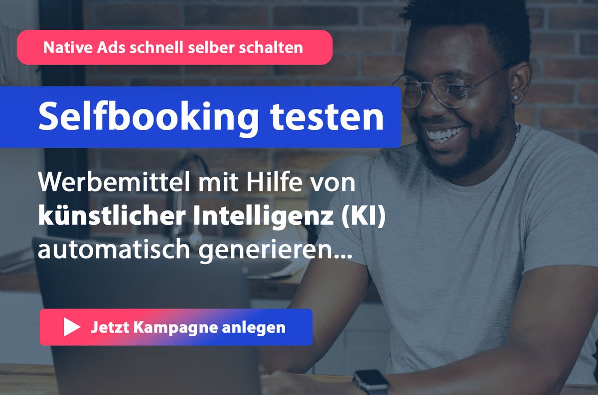 🚀 Entdecke unser brandneues Native Ads Selfbooking Tool und starte mit KI-generierten Werbemitteln durch! 💡🌟 Mehr Infos unter: seeding-alliance.de/self-booking/