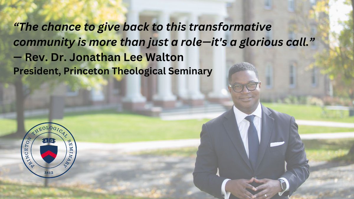 ptseminary's tweet photo. Hear more of @jonathanlwalton's reflections on his time at #PTSeminary and his aspirations for its future at his presidential inauguration, streamed live at 3 p.m. ET on Friday, October 13. https://t.co/dSy8WH6aUu https://t.co/8G8S4VrNyt