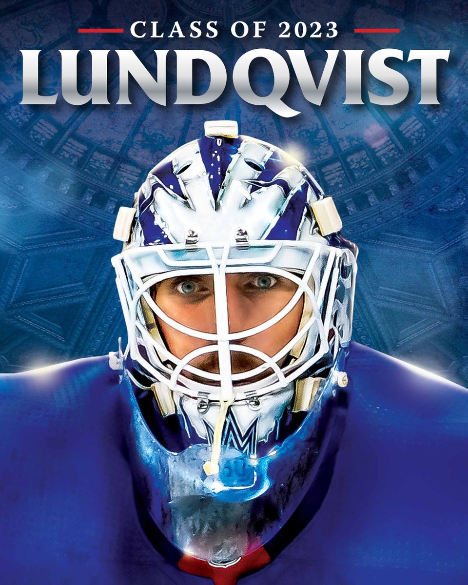 HockeyHallFame's tweet image. One of the greatest of a generation, Henrik Lundqvist won awards in the SHL + NHL including the Vezina. Representing @Trekronorse, he won Olympic + World gold. The winningest goalie in @NYRangers history, the King will be inducted on Nov. 13 hhof.com/induction2023 

@HLundqvist