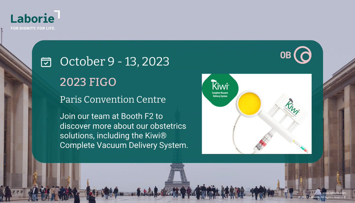 Get ready for #FIGO2023! 📅 Mark your calendar for October 13th, as we have an exclusive Kiwi Workshop featuring the expertise of Dr. Sophia Webster & Dr. Alison Wright. 🌍 Learn more: hubs.li/Q024Dry10 #ForDignityForLife #ForMomForBaby #Obstetrics #2023FIGO #Laborie