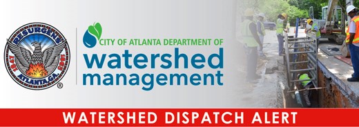 Crews turned off a six-inch main to repair a main break at 4000 Vermont Road NE (Winall Down Road NE). Water service has been temporarily interrupted, affecting 20 homes, and one hydrant. We will provide additional updates. #DWMatWork #ATLWatershed @AtlFireRescue