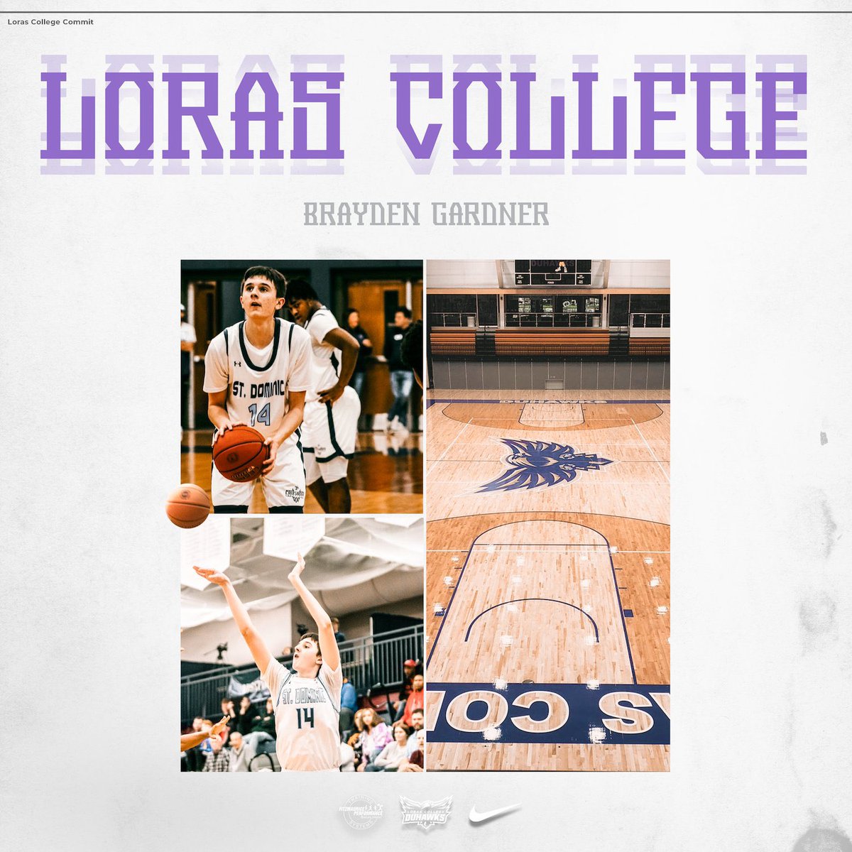 Congrats to Team Fitz Athlete Brayden Gardner for committing to play basketball for Loras College! Let's Go! 👊
