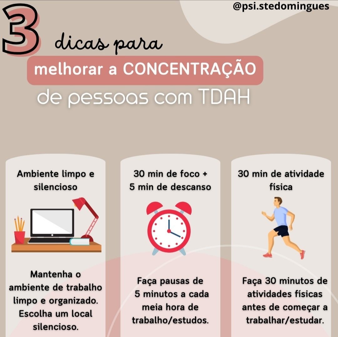 sterecruiter's tweet photo. O Transtorno de Déficit de Atenção e Hiperatividade (TDAH) não é apenas uma condição que afeta crianças; também pode persistir na vida adulta. Para aqueles que enfrentam os desafios do TDAH. Segue algumas dicas
@sseraphini https://t.co/snFW8X1G7e