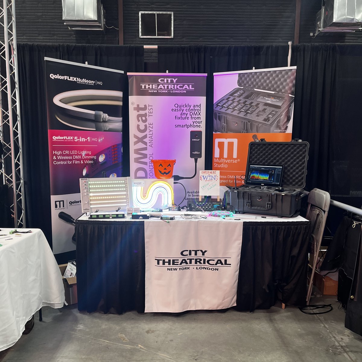 CityTheatrical's tweet photo. Join us today and tomorrow at @CineGearExpo Atlanta in our booth in Stage 21 - S1205 for your chance to win a free #DMXcat!
https://t.co/DfweekE6Gj
@trilithstudios #filmlighting #cinegear2023 #2023CineGearExpoATL https://t.co/K3pT7RVBgf