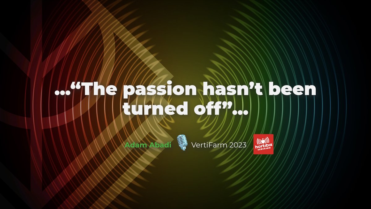 Despite attention-grabbing news headlines, vertical farming continues to see exponential growth around the globe. 

@hortibiznews reporter Romy Stuik had a chance to catch up with Cultivatd's Adam Abadi at VertiFarm  last week.

Spotify:
open.spotify.com/episode/2gh1Wk…...