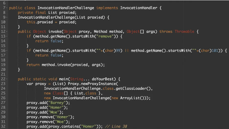 RafaDelNero's tweet image. Learn how to intercept a method with Java and add a new technique to your developer toolkit. 🚀 Tool up with the 'Method Interceptor Java Challenge'! 💡
Check it out here 🔗 bitly.ws/PAr4
#JavaSkillset #MethodInterceptorChallenge #javachallengers #java #code #Coding