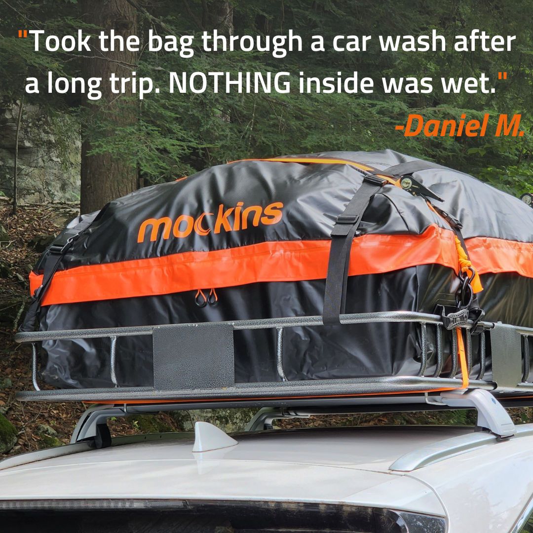 MockinsAuto's tweet image. Completely weatherproof, our Cargo Bags keep your gear safe in the toughest conditions! Note: we don't recommend taking your bag through a car wash. 😄

#mockins #cargobag #carrymoregear #waterproof #papertoweltest #travelessentials