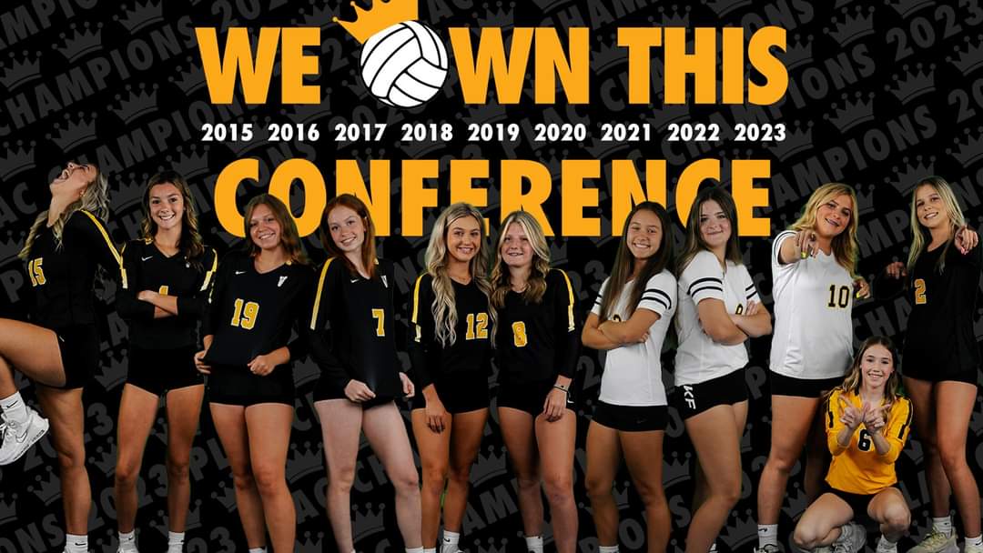 Not one, not two, not three, not four.
Not five, not six, not seven, not eight.
That's NINE straight undefeated conference championships 💪