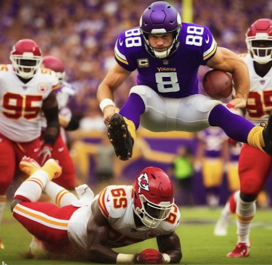 JJettasMVP's tweet photo. Who remembers when Kirk Cousins hurdled over Chris Jones on a touchdown run? https://t.co/8GOPUTC4pg