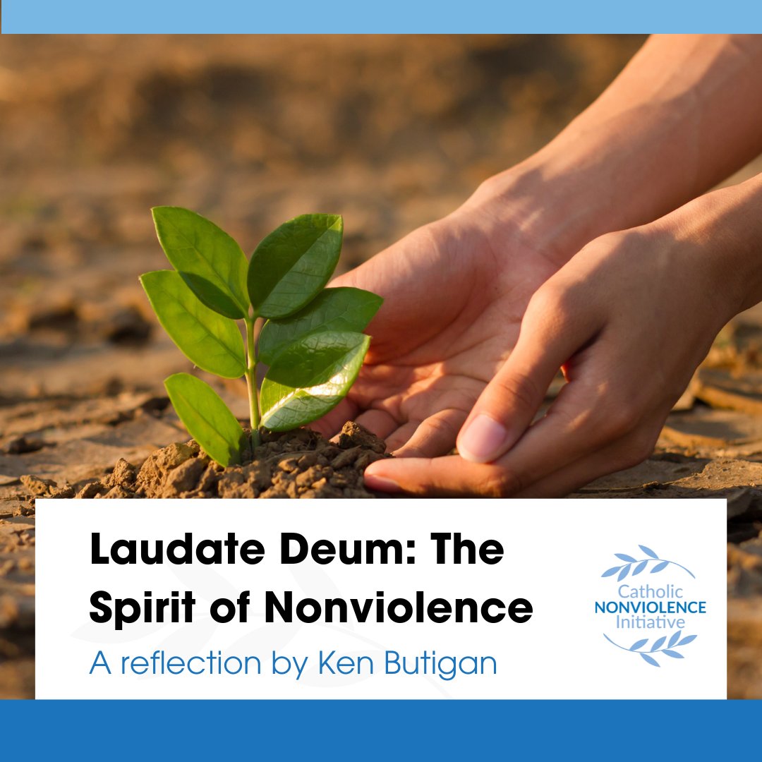 CathNonviolence's tweet photo. A new article about #LaudateDeum has been published by Ken Butigan, member of the #CNI executive committee, reflecting about the Pope's nonviolent stance against the power of systemic violence destroying the planet.

Click here to read 👉 https://t.co/sNQlmANBQv

#PopeFrancis https://t.co/SwJ1Y6eEqW