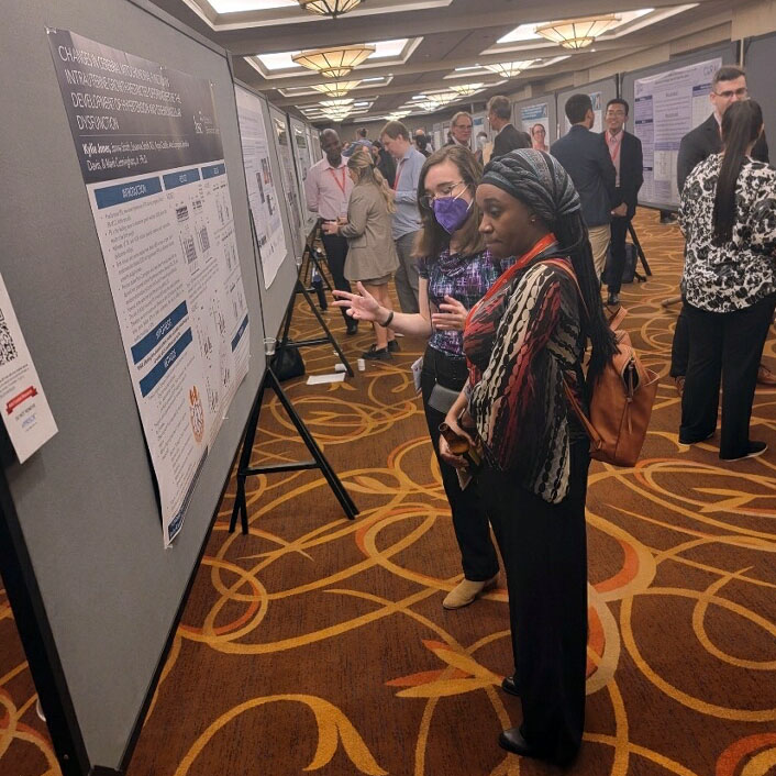 Kylie Jones, MS student in the Cunningham Lab, received the Trainee Advocacy Poster Award at the national AHA Hypertension 2023 conference.

She earned the award for her presentation on her research on mitochondria in the brain related to hypertension.

🌟 Way to go Kylie! 🌟