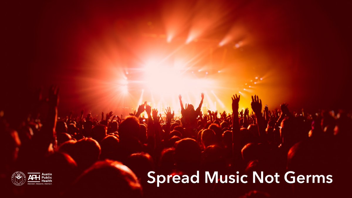 AusPublicHealth's tweet photo. The Austin City Limits Music Festival (ACL) kicks off this weekend (10/6-8) and next (10/13-15) at Zilker Park. Before you head out for an unforgettable weekend remember to get vaccinated, use hand sanitizer as often as possible and stay home if you're sick. #aclfest https://t.co/SOGg0TUwR2