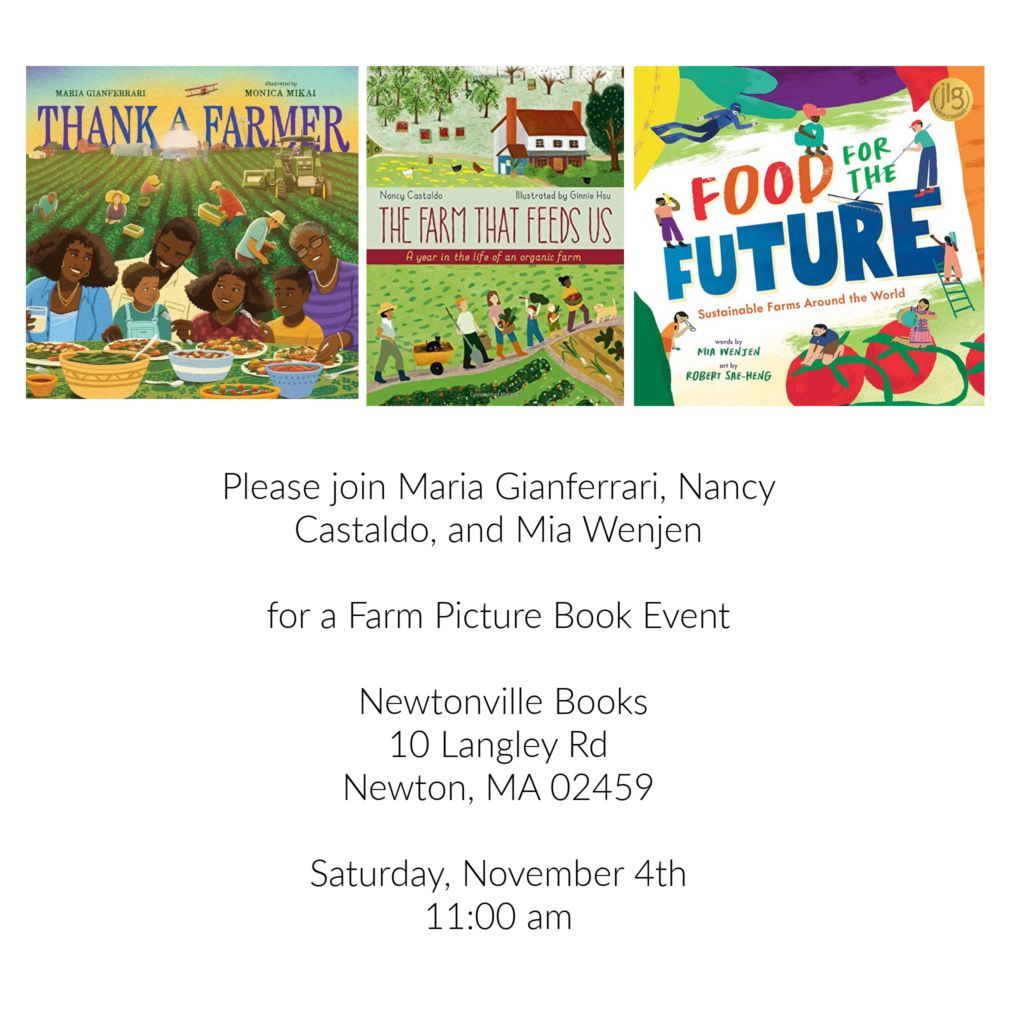 PragmaticMom (@pragmaticmom) on Twitter photo Join Us for a 3 Farm Picture Book Event at Newtonville Books on Nov 4th at 11 am! bit.ly/3Q69DNR via <a href="/pragmaticmom/">PragmaticMom</a> <a href="/NCastaldoAuthor/">Nancy Castaldo</a> @Gianferrari_M <a href="/newtonvillebks/">Newtonville Books</a> #farm #picturebook #authorevent #newtonMA Join Us for a 3 Farm Picture Book Event at Newtonville Books on Nov 4th at 11 am! bit.ly/3Q69DNR via <a href="/pragmaticmom/">PragmaticMom</a> <a href="/NCastaldoAuthor/">Nancy Castaldo</a> @Gianferrari_M <a href="/newtonvillebks/">Newtonville Books</a> #farm #picturebook #authorevent #newtonMA