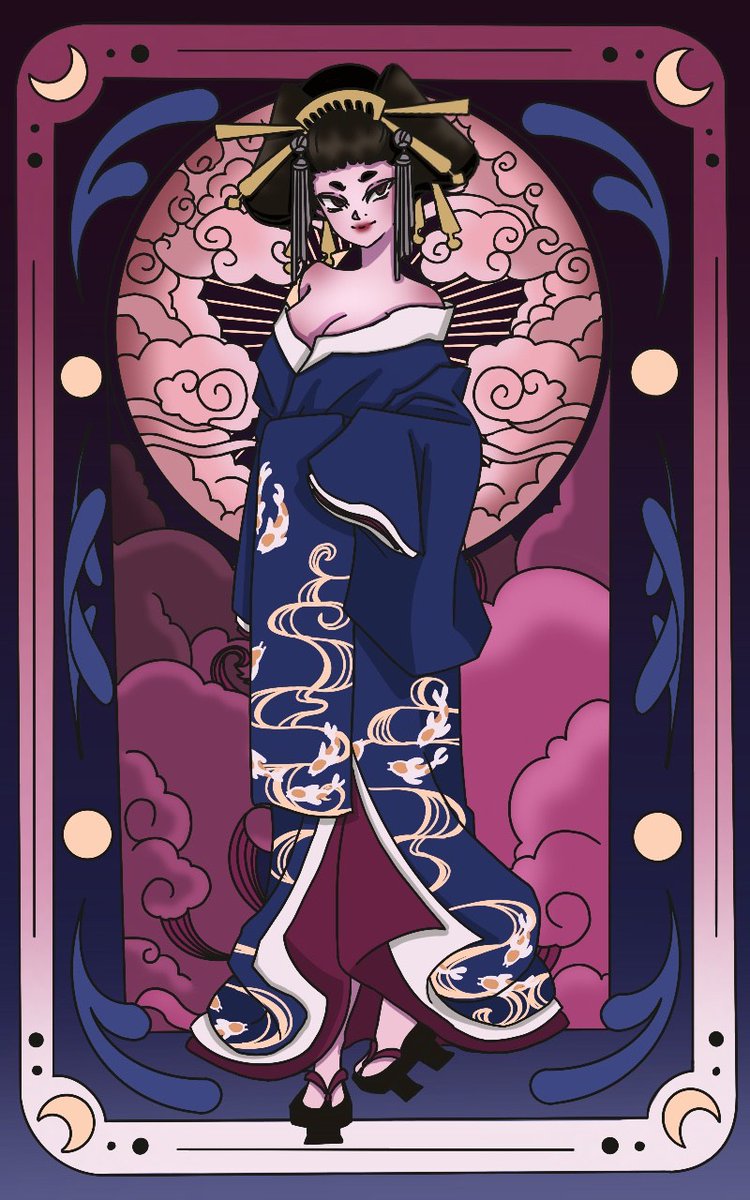 Somebod81041314's tweet photo. Latest drawing! Geshia in art nouveau style!

#drawing #geshia #art #artgallery #manga #mangaart #digitalart #artnouveau https://t.co/AQnpYn0QEA
