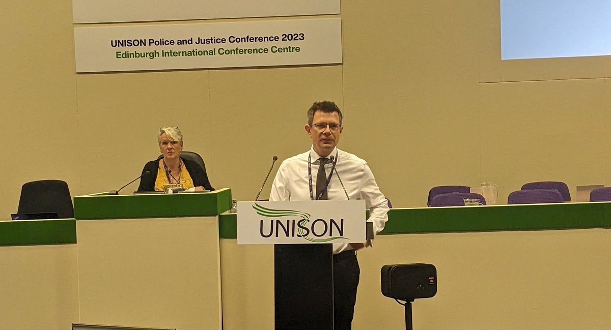 nadleics's tweet photo. The 2nd day of #UPJC23 started with guest speaker Tom Whiting, Acting Director of IOPC @policeconduct. This was an interesting session where delegates had the opportunity to ask questions on issues of investigation, impartiality, misconduct and police complaints. https://t.co/WnQrbXPf3D