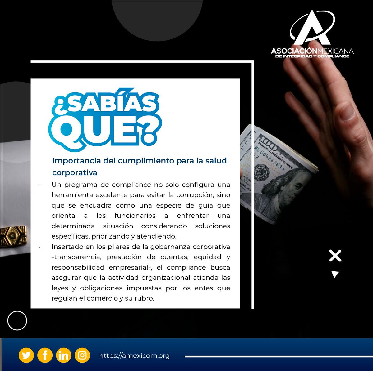 ¡Seguimos trabajando para acercarnos más a ti!
#AMEXICOM
#SabiasQue