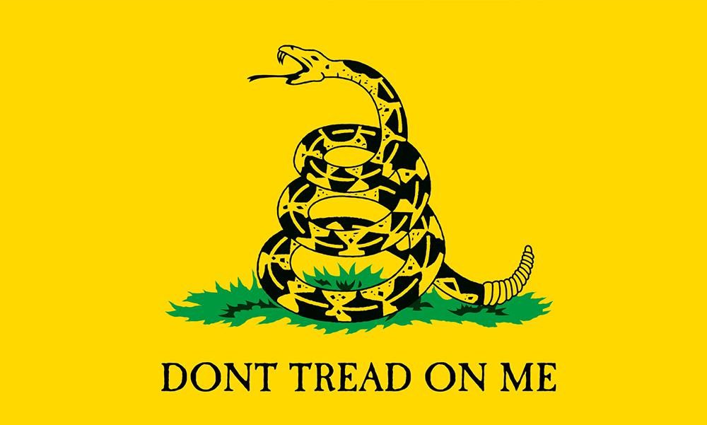 JustinIsSpiffy's tweet photo. I bet there’s some immigrants in this country who are really watching their step because they see this thing everywhere and assumed we have some sort of snake problem https://t.co/oOphrr0iPV