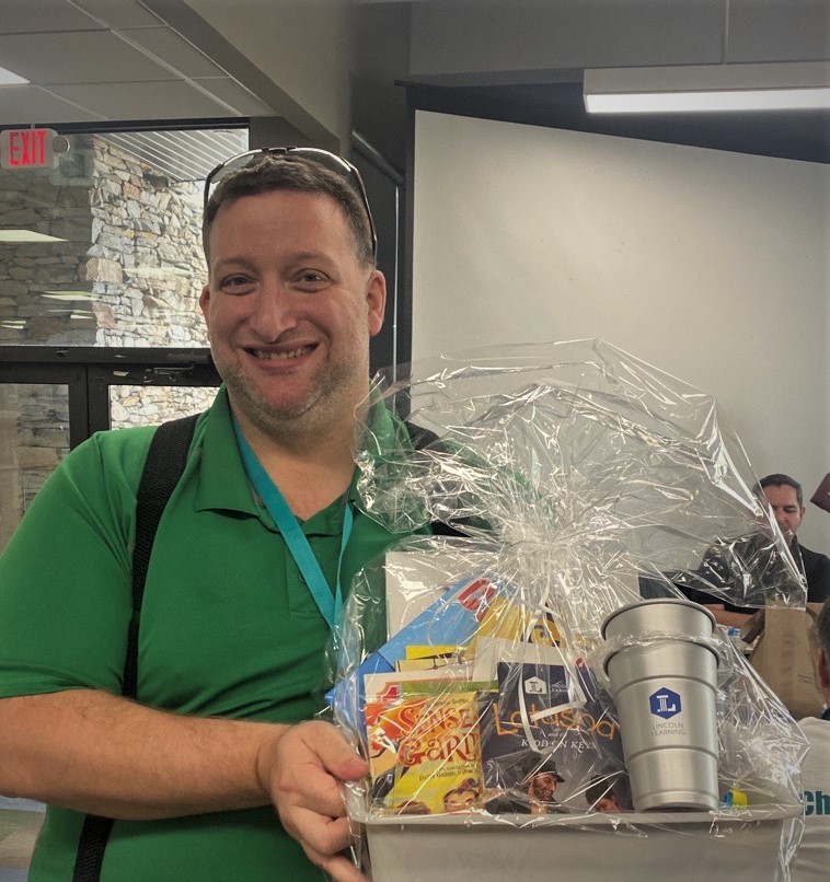 LincolnLearning's tweet image. Congratulations to Jason Officer, winner of our gift basket at the @PACharters23 conference!
#PACharters #EdTech #CharterSchools