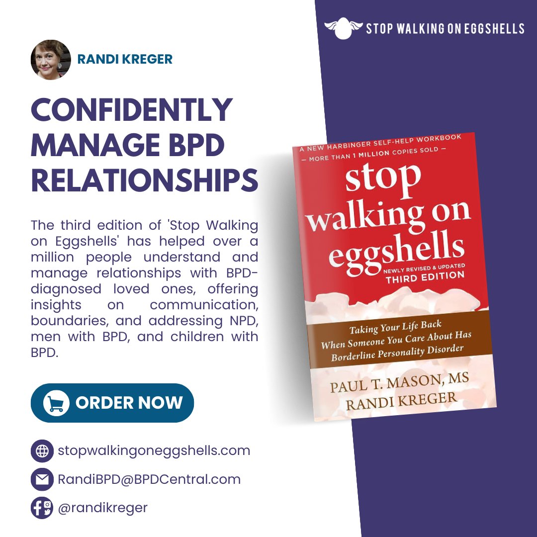 Discover peace and understanding with #StopWalkingOnEggshells - Your key to thriving in challenging relationships. 📚 #BPD #NPD #SelfHelp
Available at: stopwalkingoneggshells.com/shop/
