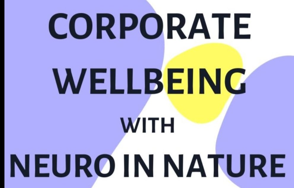 Did you know we offer corporate wellbeing events? 

Including Forest Bathing and advice on stress and burnout, these sessions can support your staff team while helping to fund sessions for our clients. Win Win! 💚🧠🌳

📧 NeuroInNature@proton.me for more info