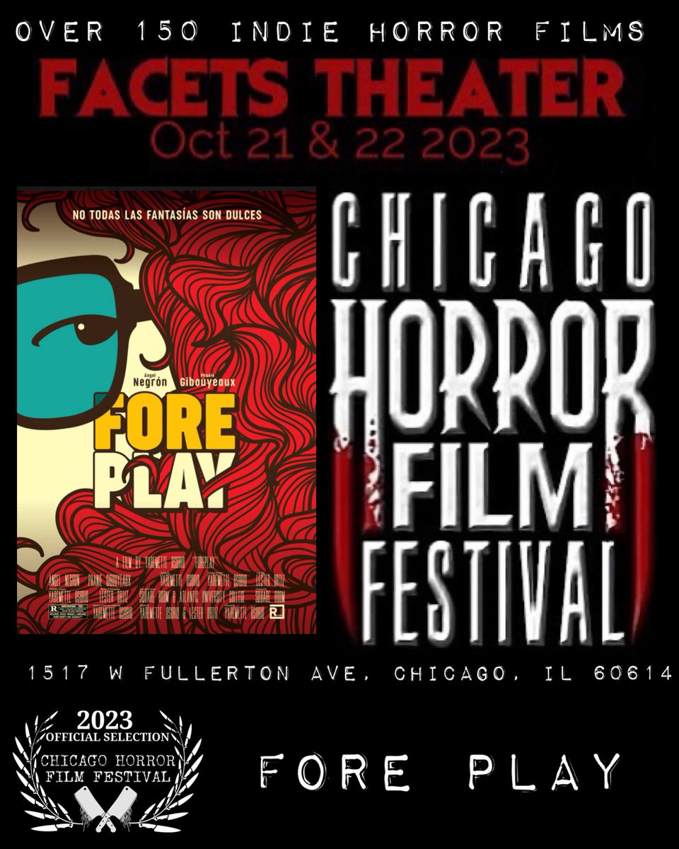 Checkout the creepy “FORE PLAY” from 🇪🇸 and 150 other indie horror films at The Chicago Horror Film Festival Sat 10/21 & Sun 10/22!! Ticket On Sale Now & starting at $10 🎟️ChicagoHorrorFilmFest.com #horrorchicago #chicagofilmoffice #horrormovies #chicagohalloween #Horror