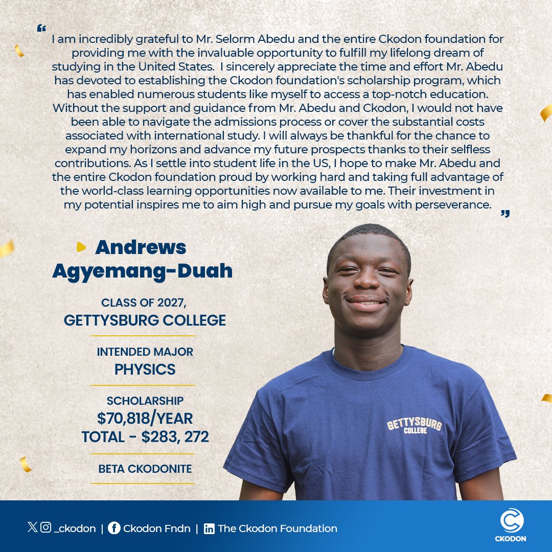 Empowering students to reach new heights is our mission, and we're just getting started!
Huge thanks to all our supporters, especially Mr. Selorm Abedu, for believing in the power of education. Together, we're shaping a brighter future! 🌍
Kindly support the foundation  via momo,